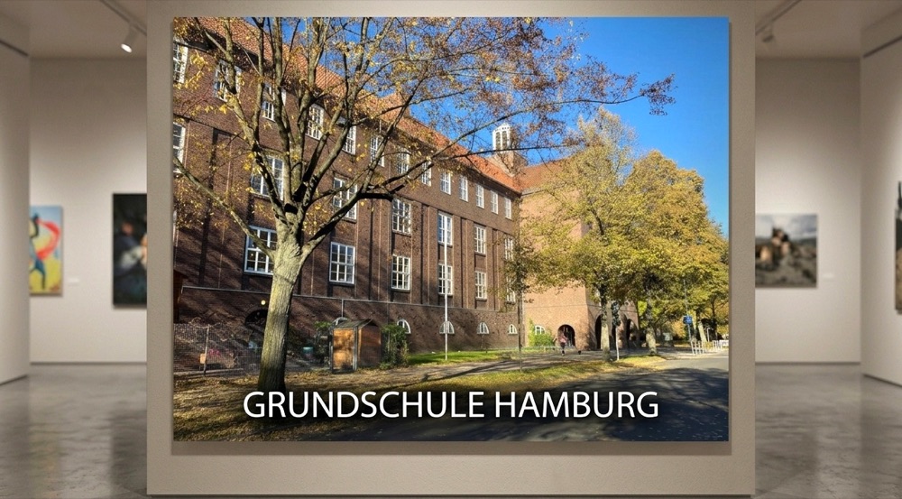 Großdruck-Poster einer Schulklasse